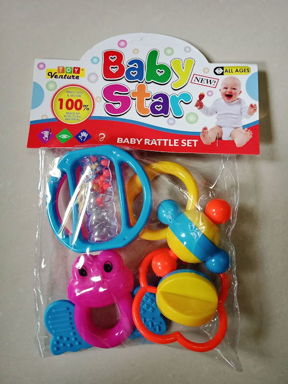 Baby Rattle Toys – 4 Pcs Set