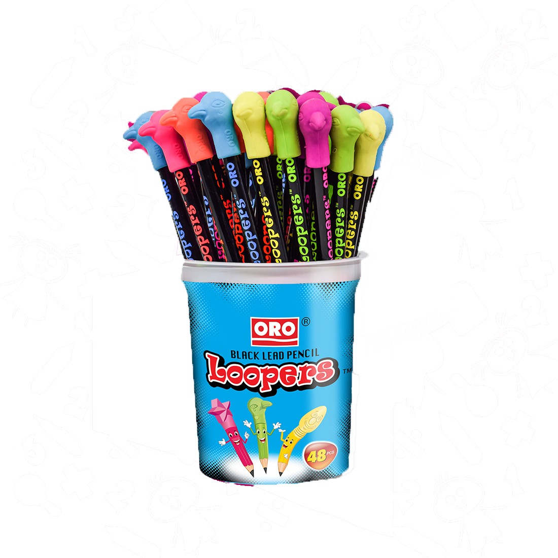 ORO Loopers Bird 48 Pencil Jar