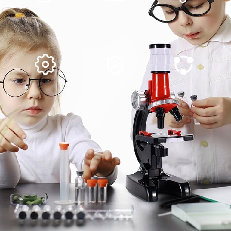 Optics Microscope Science Pretend Play Kit