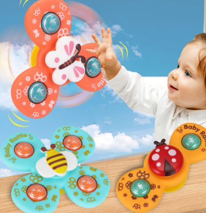 SUCTION CUP SPINNER TOYS