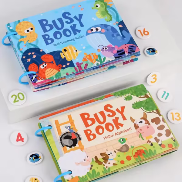 Busy Activity Book For Toddler's (Small Size)